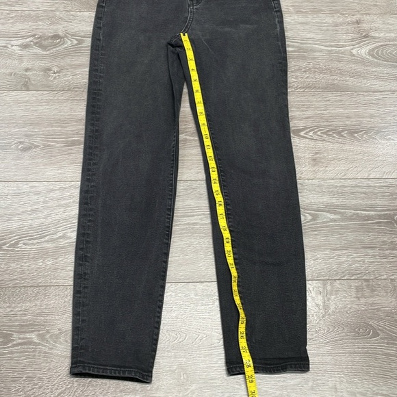 Mavi Star High Waist Mom Jean Black Wash Denim Style 101077-33944 Size 25x29 - Picture 10 of 15